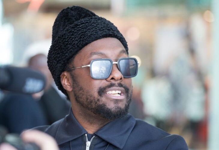Plant-based celebrity, musician will.i.am smiling